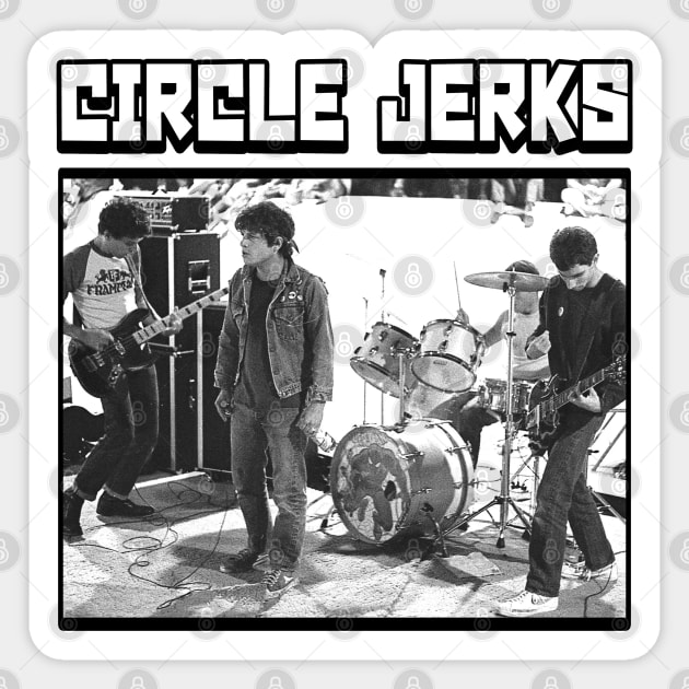 CIRCLE JERKS Sticker by Pemandangan Kenangan 2000